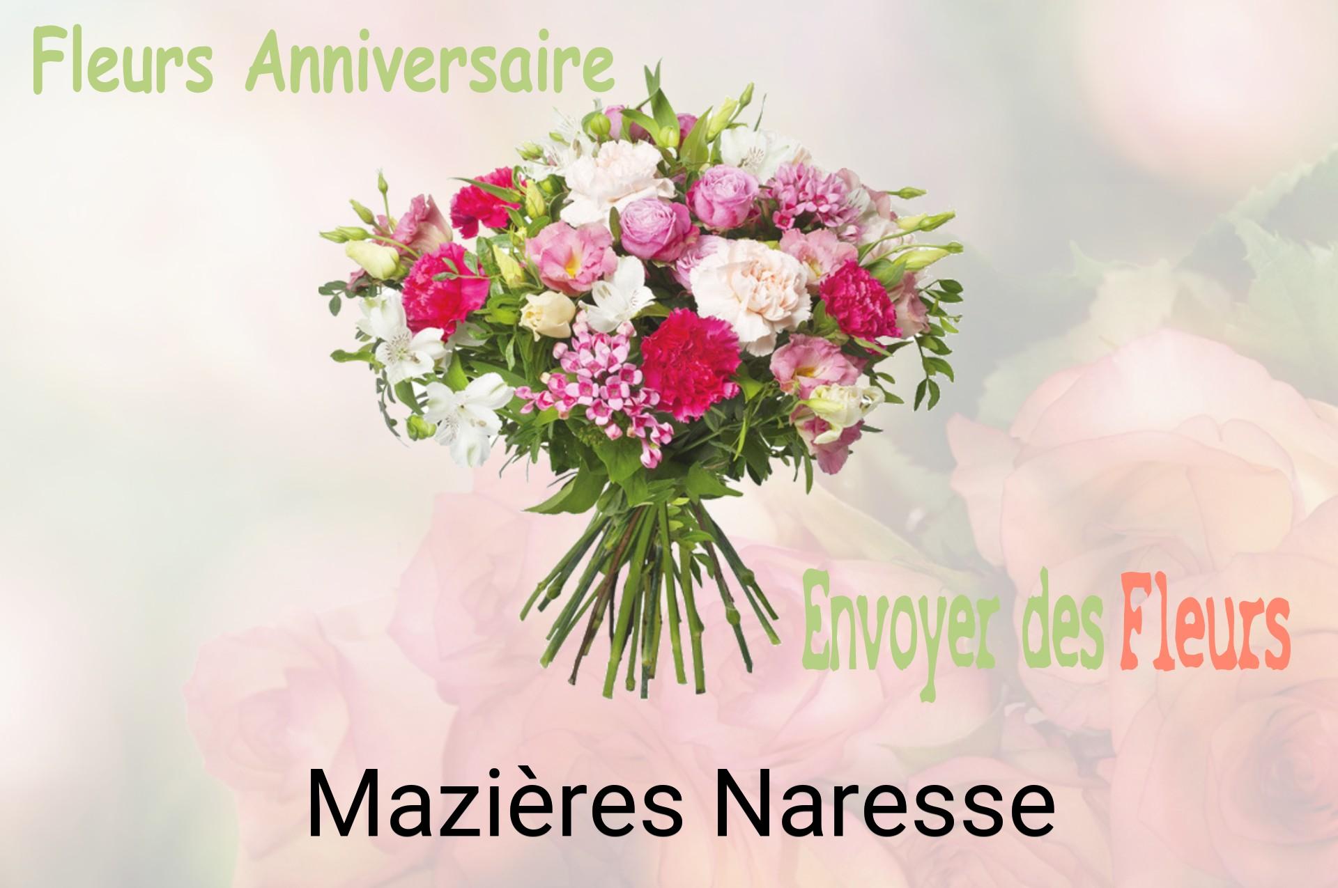 Bouquet de fleurs d’anniversaire livré à Mazières-Naresse