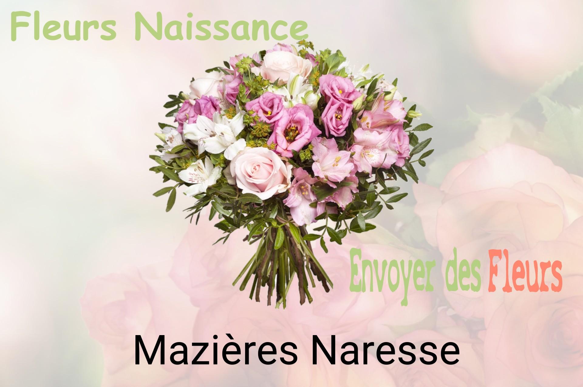 Bouquet de fleurs de naissance livré à Mazières-Naresse